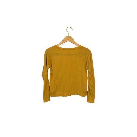 M&M’s Women’s Small Yellow Long Sleeve Graphic Tee | Character Print Shirt - Picture 4 of 4